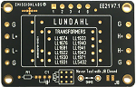 Universal PCB by JACMUSIC, for medium sized Lundahl transformers