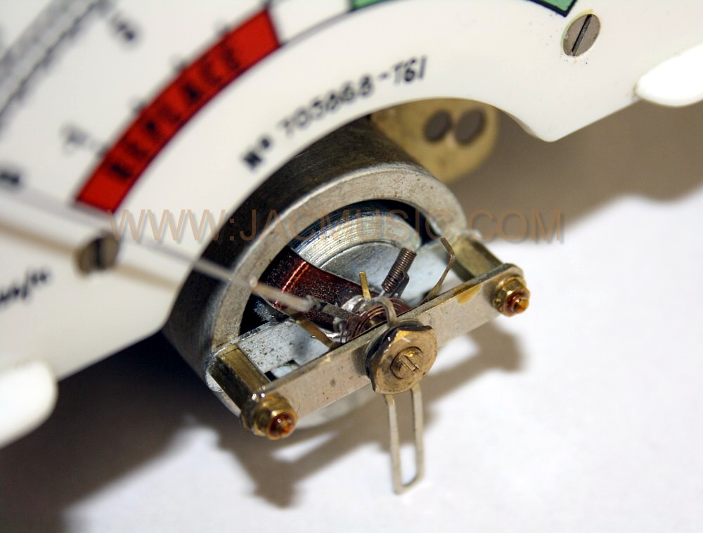 AVO K4 IV Tube Valve Tester. Page with panel meter information.