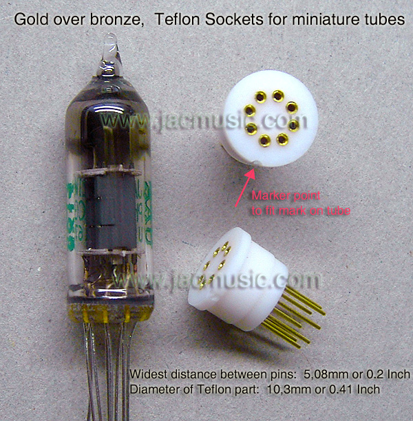 NOS high MU triode nuvistor tube equivalent 7895 Э 2 pcs 6S52N-V,6С52H-B 6CW4 